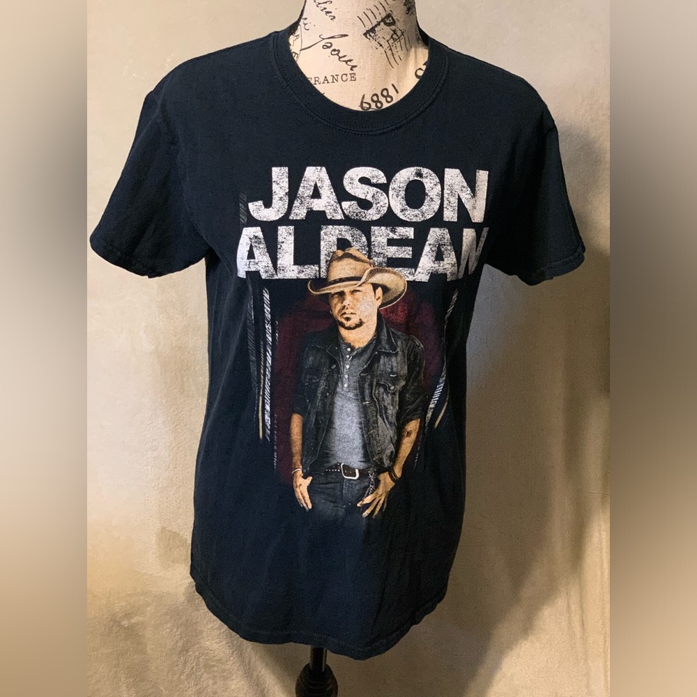 Jason Aldean 2016 We Were Here Black S/M Tour T Shirt with Dates